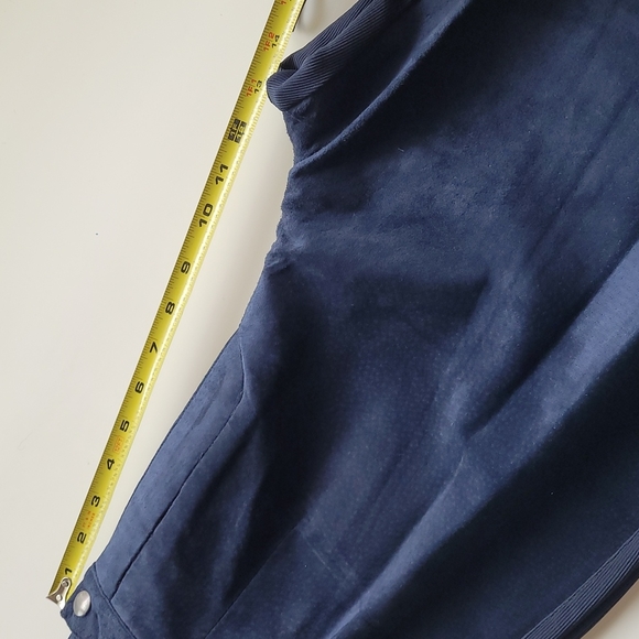 Vintage Mosskito Suede Navy high rise pants large - Picture 7 of 10